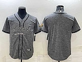 Men's New Orleans Saints Blank Grey With Patch Cool Base Stitched Baseball Jersey,baseball caps,new era cap wholesale,wholesale hats